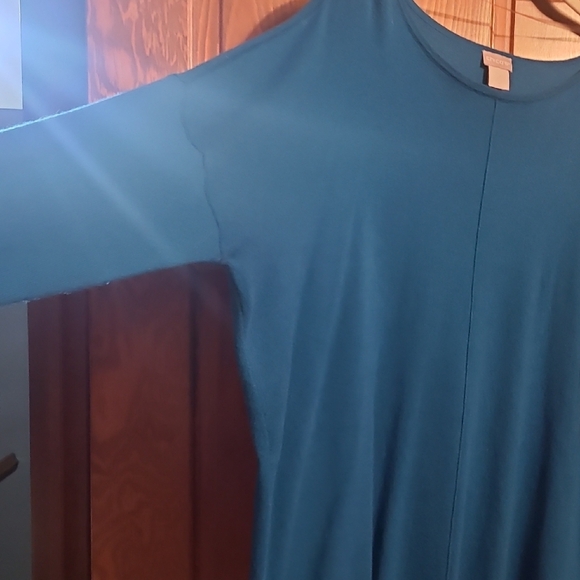 Chico's Deep Blue Knit Sweater, Cico's Size 2 - Picture 3 of 4